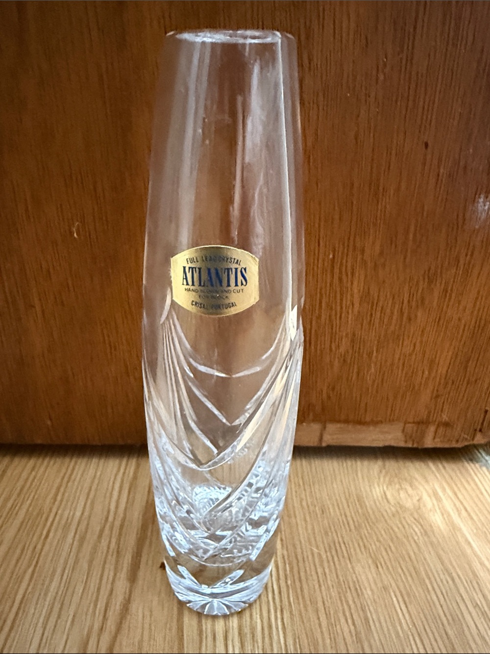 Clear Cut Bud Vase - Clear